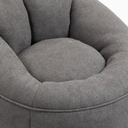 Bedding Bean Bag Sofa Chair High Pressure Foam With Footrest