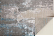 Azure Modern Abstract, Gray/Ivory/Blue