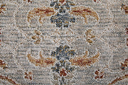 Pasha Transitional Ikat, Ivory/Blue/Taupe