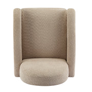360 Swivel and Glider Recliner Chair-Almond