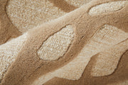 Kimball Transitional Abstract, Ivory/Brown/Tan