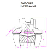 Raize - Power Living Room Set With Storage Console And Cup Holders