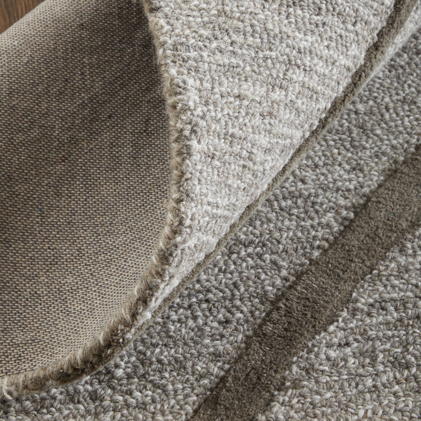 Kimball Transitional Abstract, Gray/Taupe/Ivory