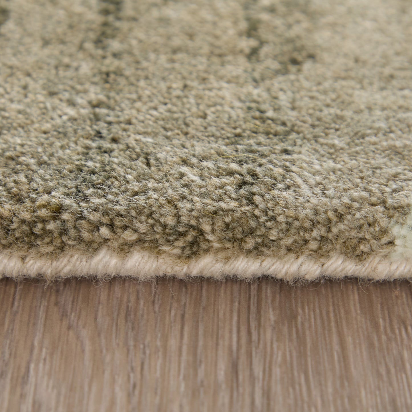 Kendall Modern Abstract, Green/Brown/Ivory