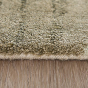 Kendall Modern Abstract, Green/Brown/Ivory