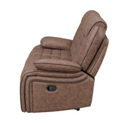 LUCIUS BROWN RECLINING SOFA