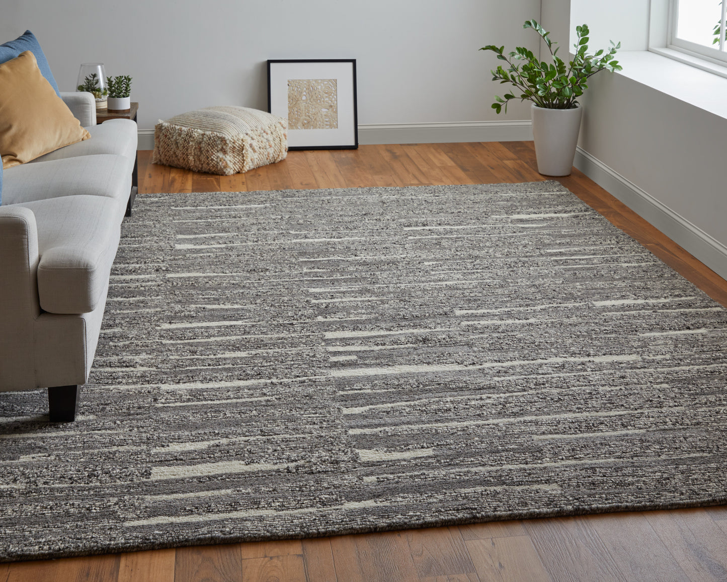 Navaro Modern Abstract, Gray/Taupe/Ivory