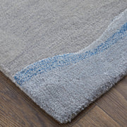 Kawai Modern Abstract, Blue/Gray