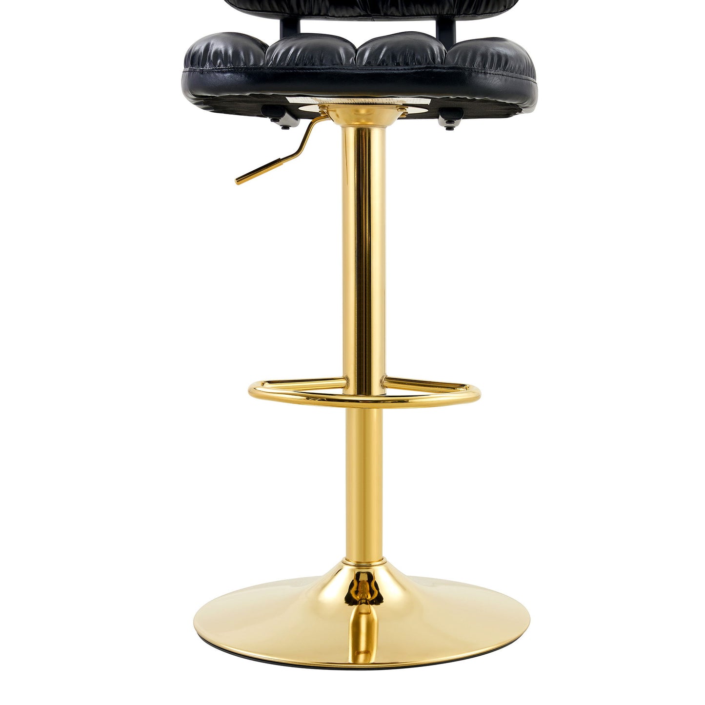 Adjustable Height Bar Stools & Footrest For Kitchen Island (Set of 2)