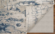 Indio Modern Abstract, Ivory/Blue/Black