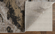 Vancouver Modern Abstract, Ivory/Brown/Taupe