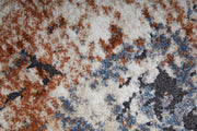 Gilmore Modern Distressed, Ivory/Blue/Taupe