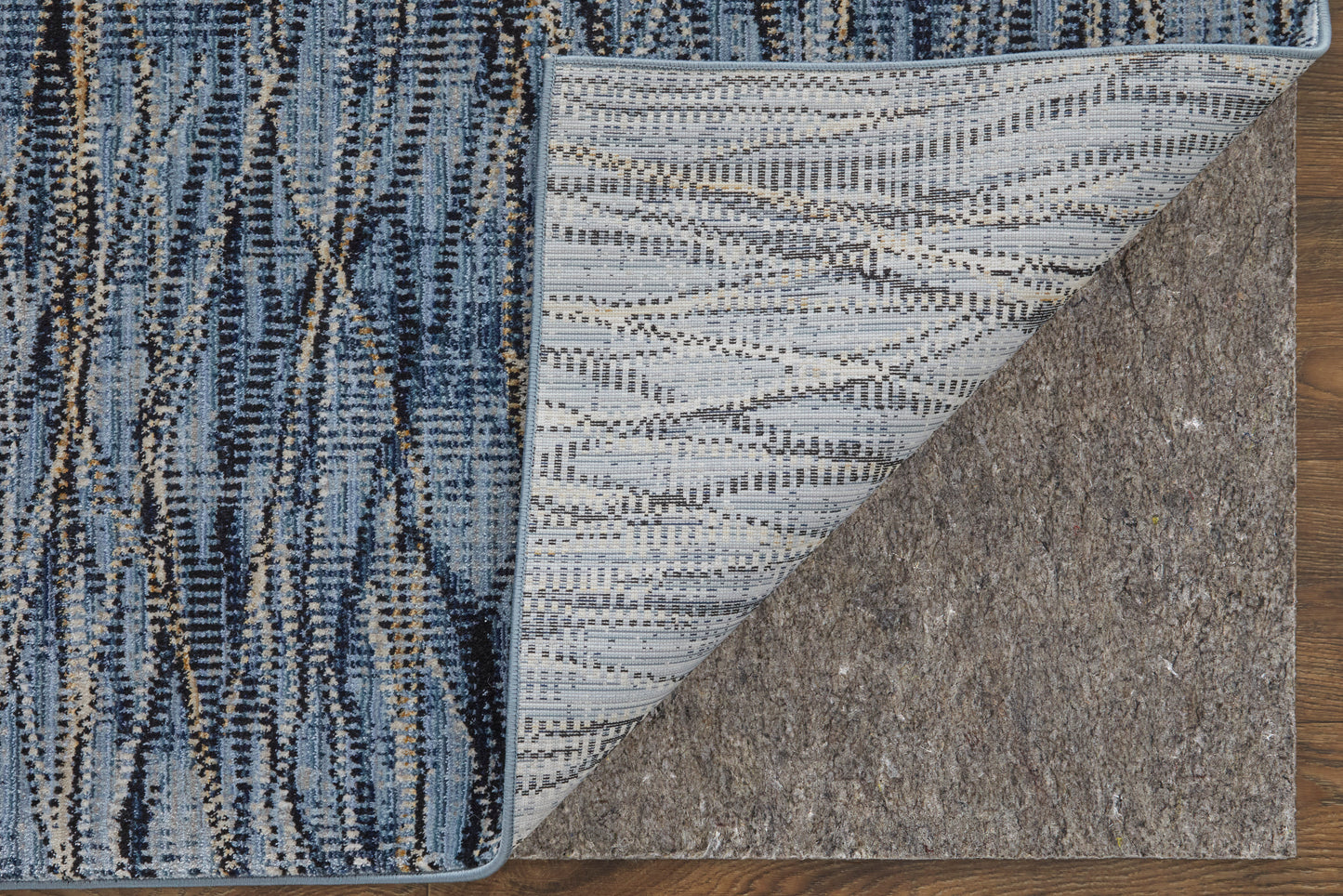 Sonora Modern Abstract, Blue/Ivory/Tan