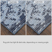 Sonora Modern Abstract, Blue/Black