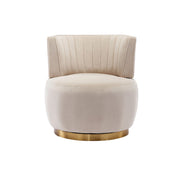 360 Degree Swivel Cuddle Barrel Accent Sofa Chair