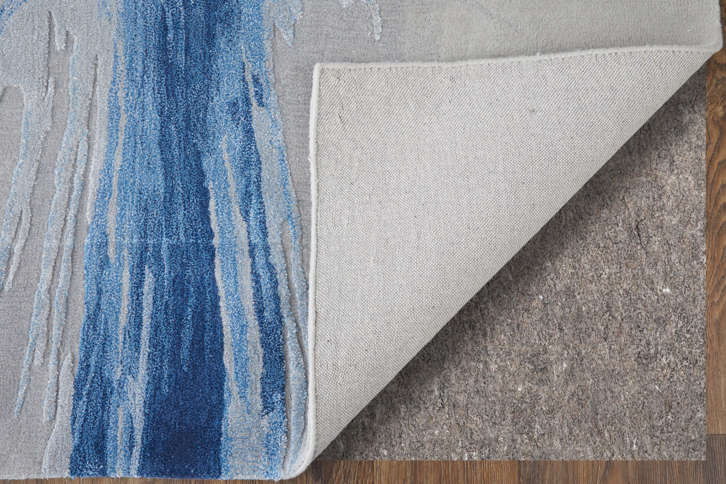 Kawai Modern Abstract, Blue/Gray