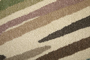 Eden Modern Abstract, Ivory/Brown/Blue