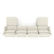 Stylish Sofa With Ottoman And Lumbar Pillows, Ergonomic Design