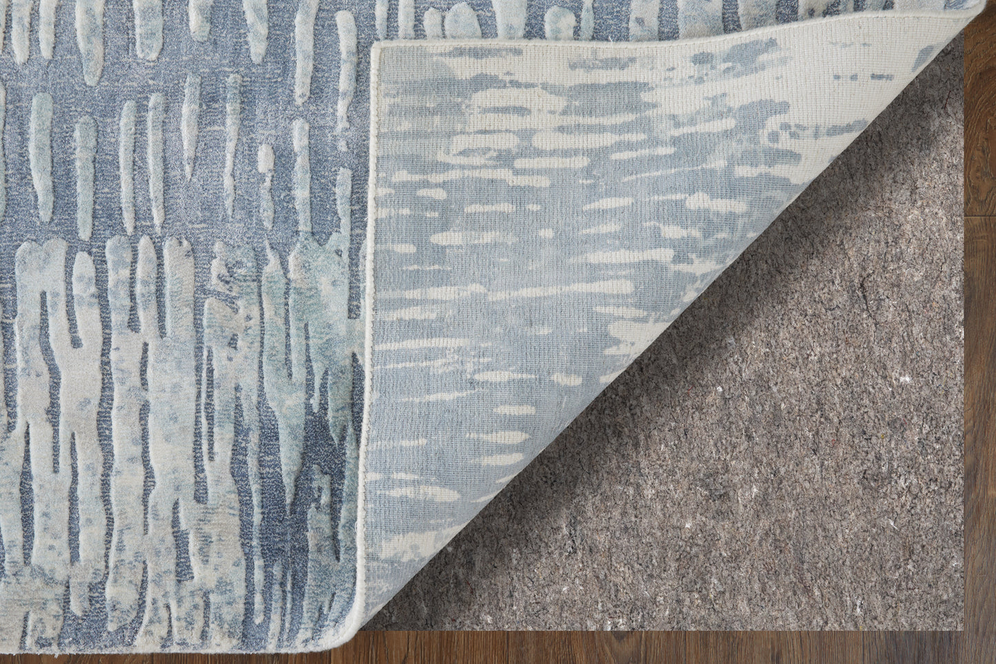 Braden Modern Abstract, Blue/Ivory