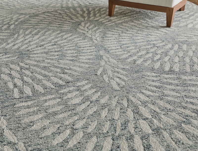 Wallace Modern Floral & Botanical, Gray/Ivory