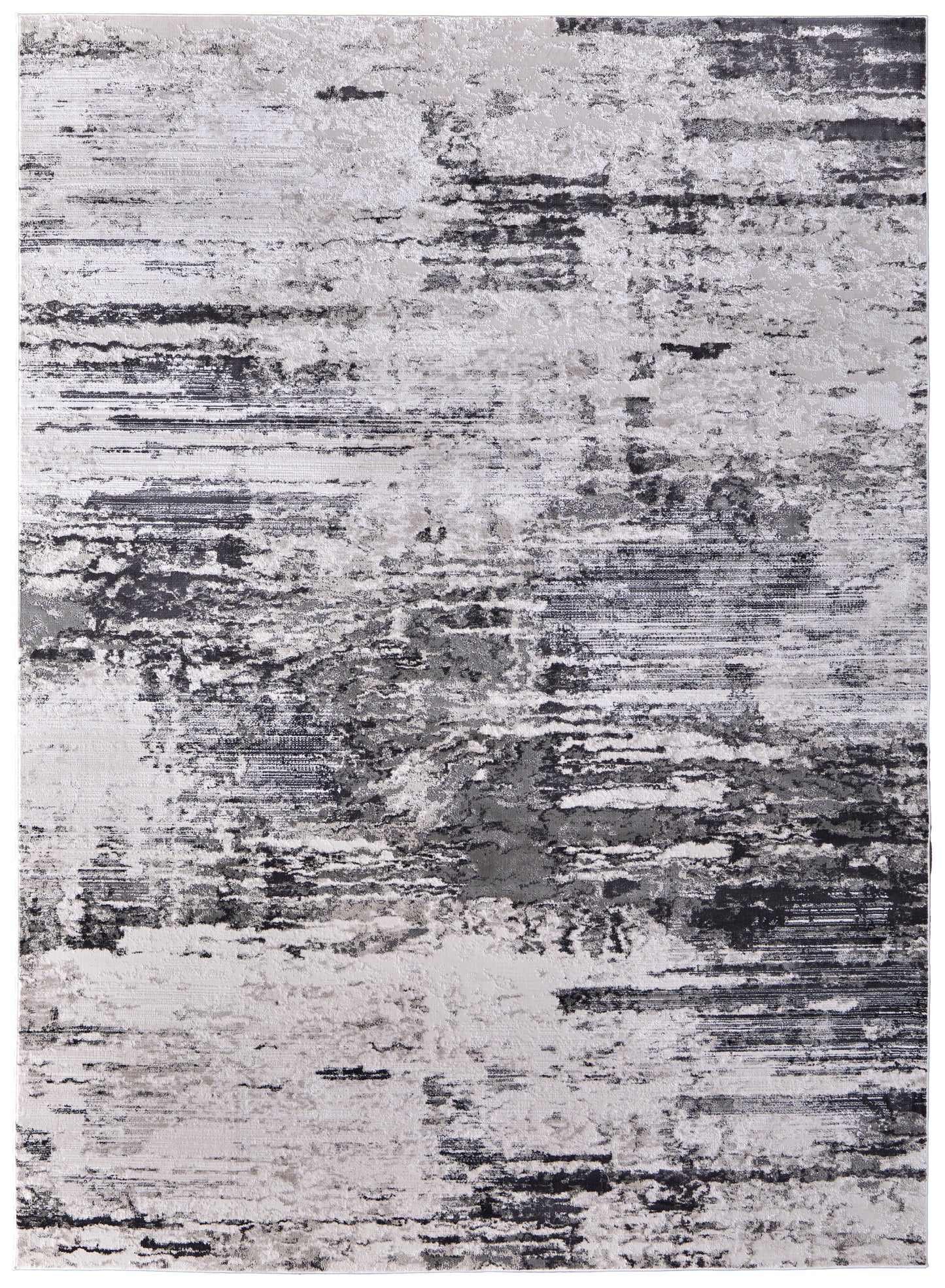 Prasad Modern Abstract, Ivory/Gray/Taupe