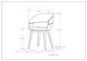 Lowell - Upholstered Bentwood Dining Chair