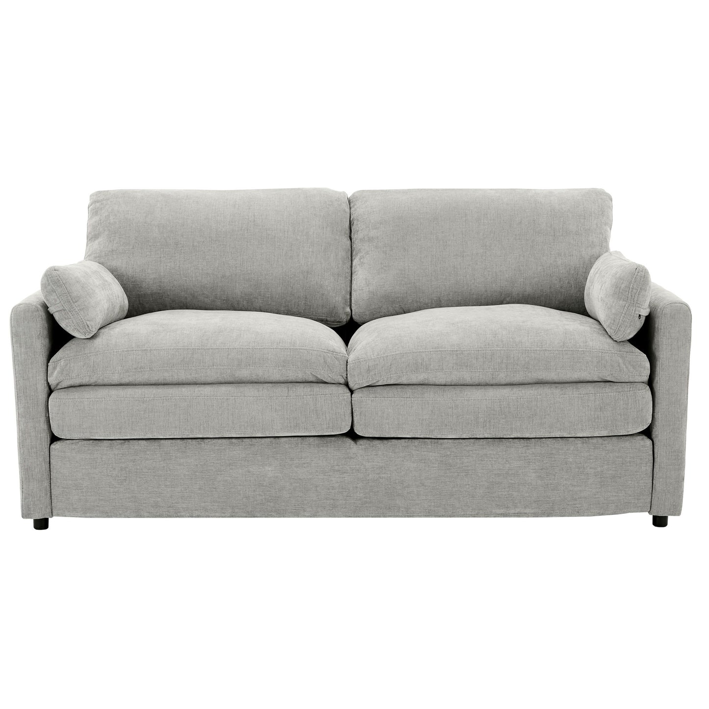 Cozy Upholstered Cushion Loveseat Sofa For Living Room