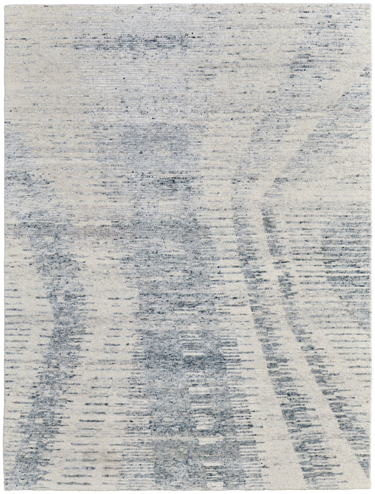 Brighton Modern Abstract, Ivory/Blue/Gray