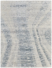 Brighton Modern Abstract, Ivory/Blue/Gray