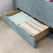 Safe Kids Bed With Guardrails And Storage