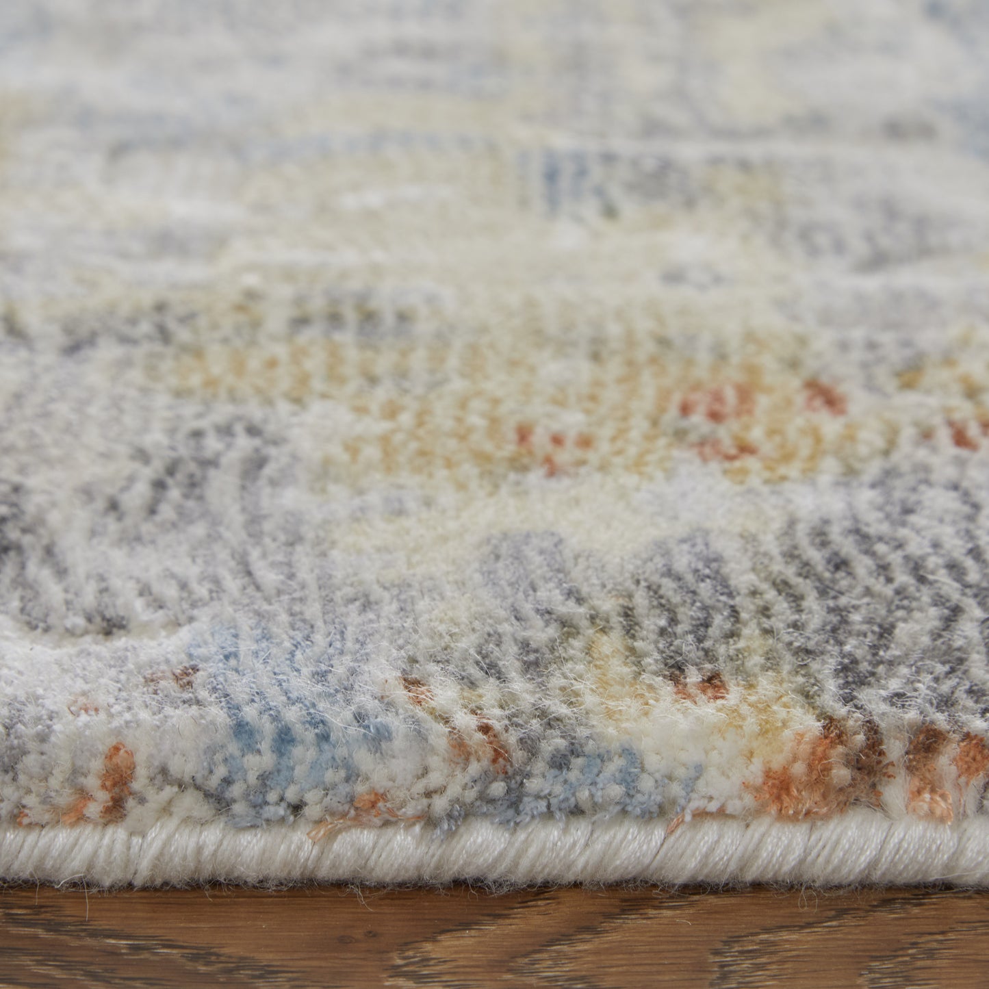Braden Modern Abstract, Gray/Orange/Tan