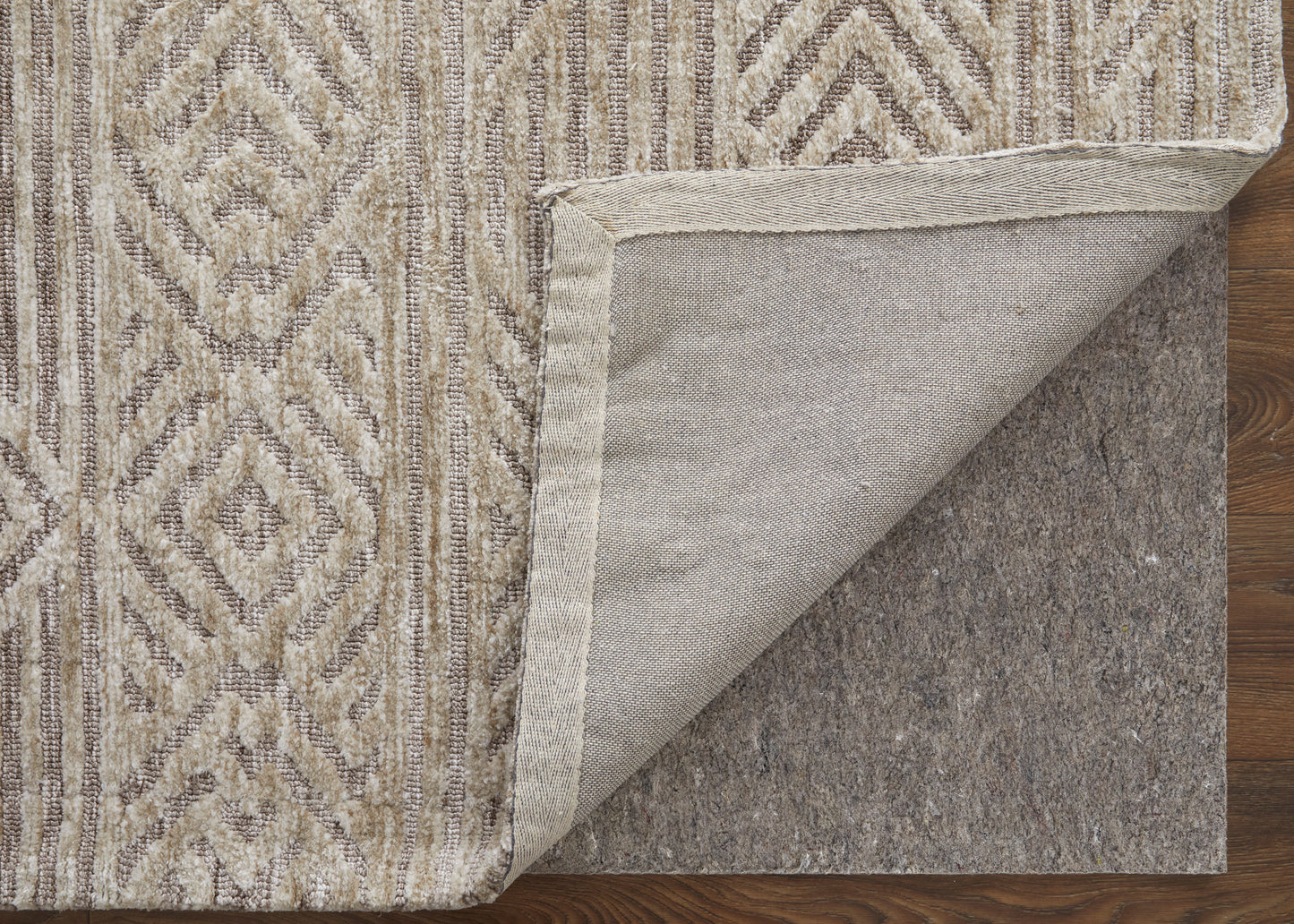 Colton Modern Geometric, Tan/Ivory/Brown