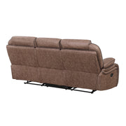 LUCIUS BROWN RECLINING SOFA