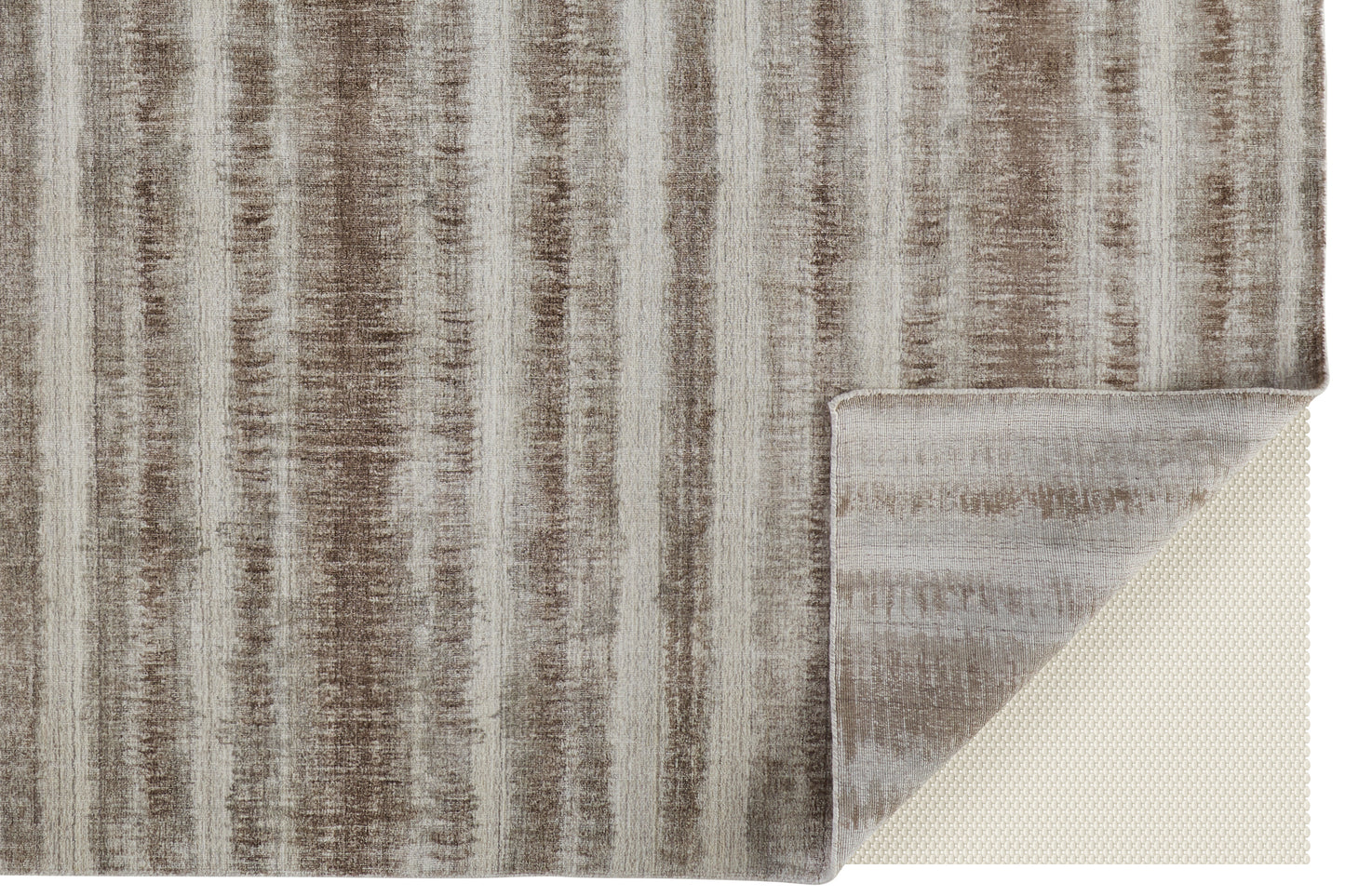 Mackay Transitional Stripes, Tan/Ivory/Brown