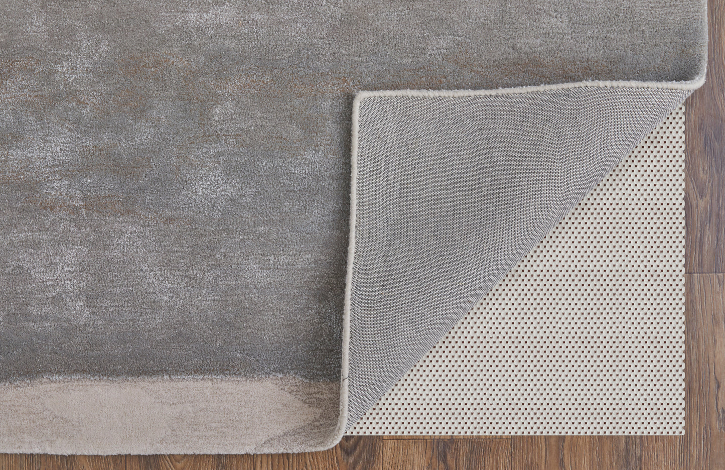 Anya Transitional Abstract, Ivory/Gray