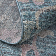 Dartmouth Transitional Abstract, Blue/Ivory/Pink