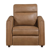 Modern Brown Power Recliner Sofa Set 3pc Sofa Loveseat Chair USB Ports Zero Wall Reclining Design Faux Leather Upholstery Furniture