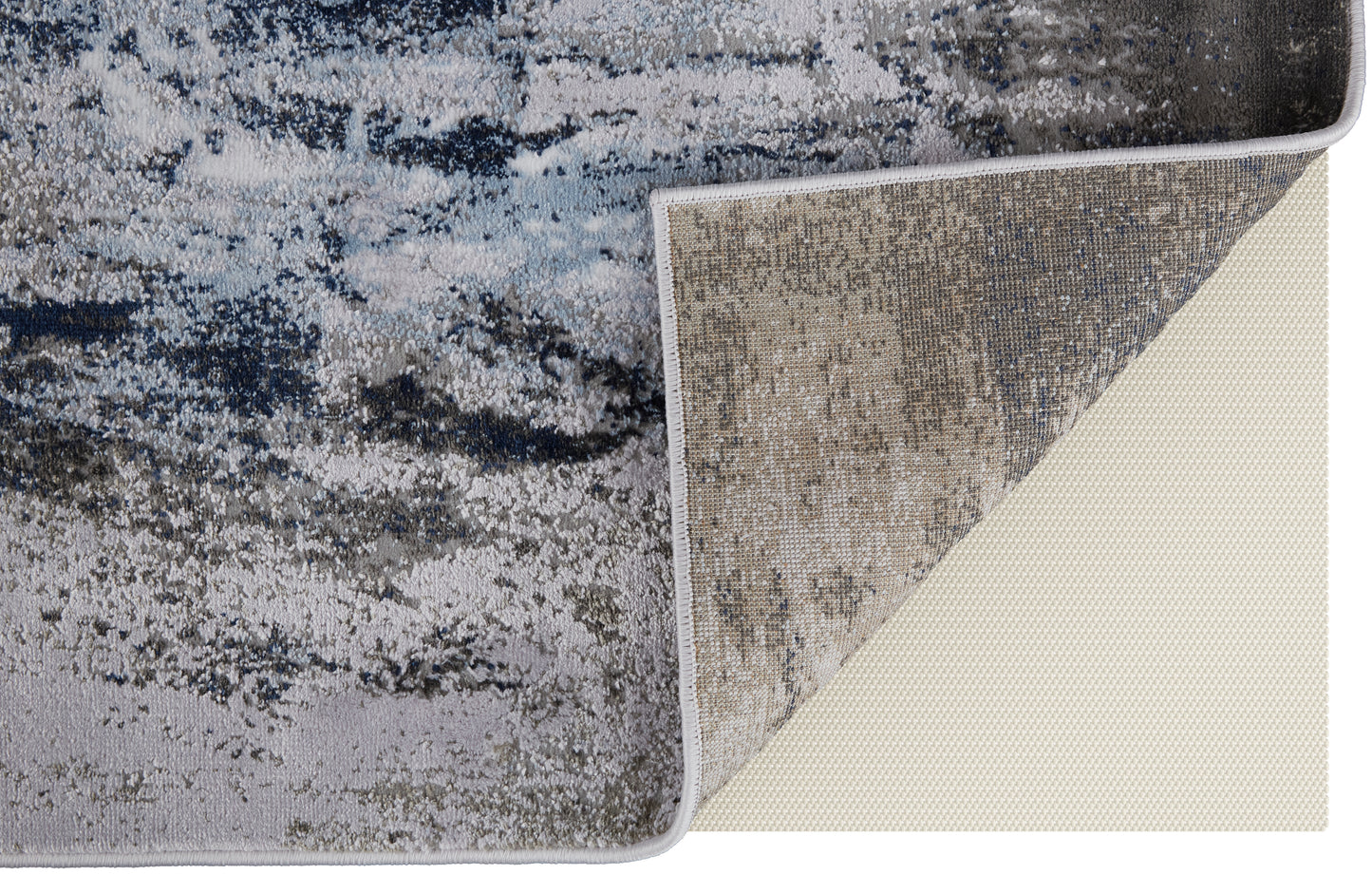 Gaspar Modern Abstract, Blue/Gray/White