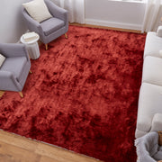 Indochine Modern Solid, Red/Orange