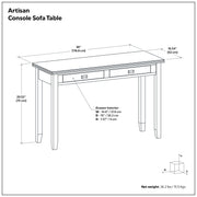 Artisan - Handcrafted Console Sofa Table
