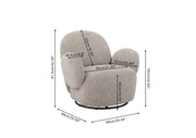 Accent chair for Living room With Swivel Function