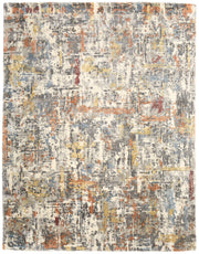 Braden Modern Abstract, Gray/Orange/Tan