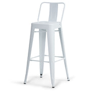 Rayne - Curved Back Metal Stool (Set of 2)