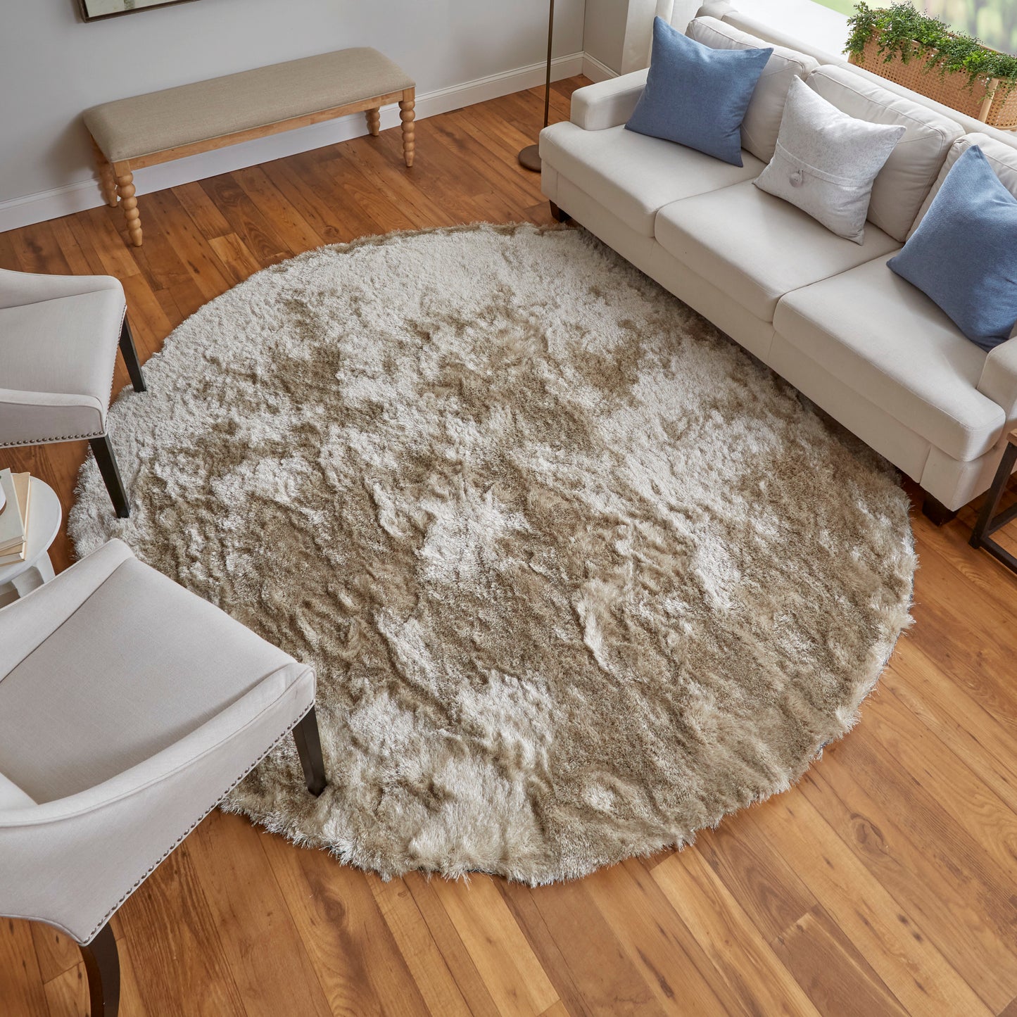 Indochine Modern Solid, Tan/Taupe