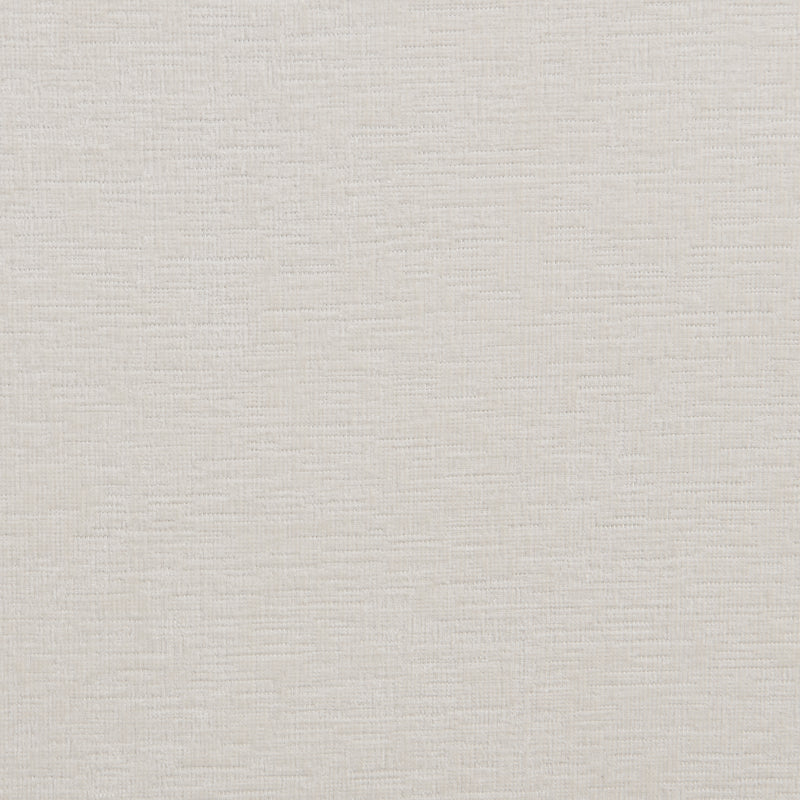 Elegant White Fabric Upholstered Bed with Tall Headboard, White, KING