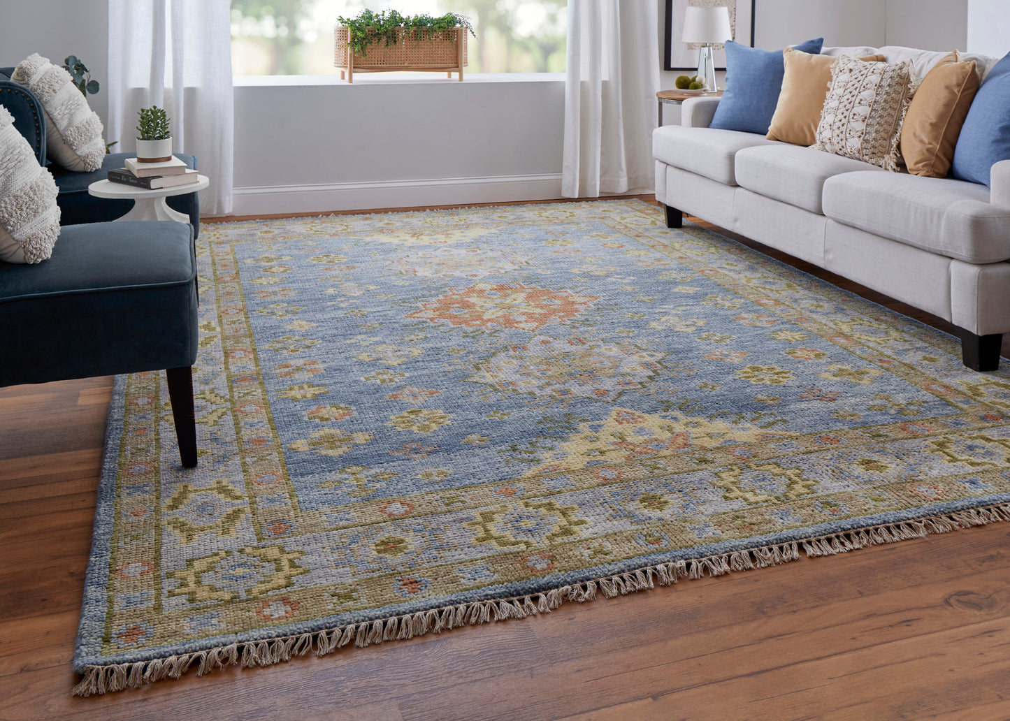 Fillmore Transitional Diamond, Blue/Green/Yellow