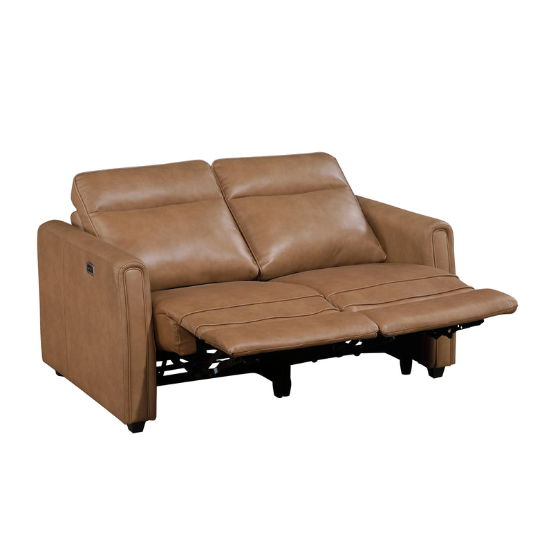 Modern Brown Power Recliner Sofa Set 3pc Sofa Loveseat Chair USB Ports Zero Wall Reclining Design Faux Leather Upholstery Furniture