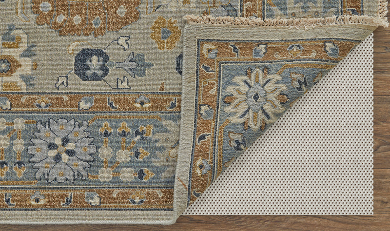 Corbitt Traditional Oriental, Blue/Brown/Gray