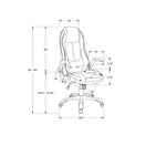 Switch Office Chair, Adjustable Height, Swivel, Ergonomic, Armrests, Contemporary &amp; Modern - Black 3 image