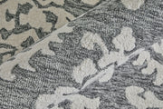 Belfort Traditional Floral & Botanical, Gray/Ivory/Black